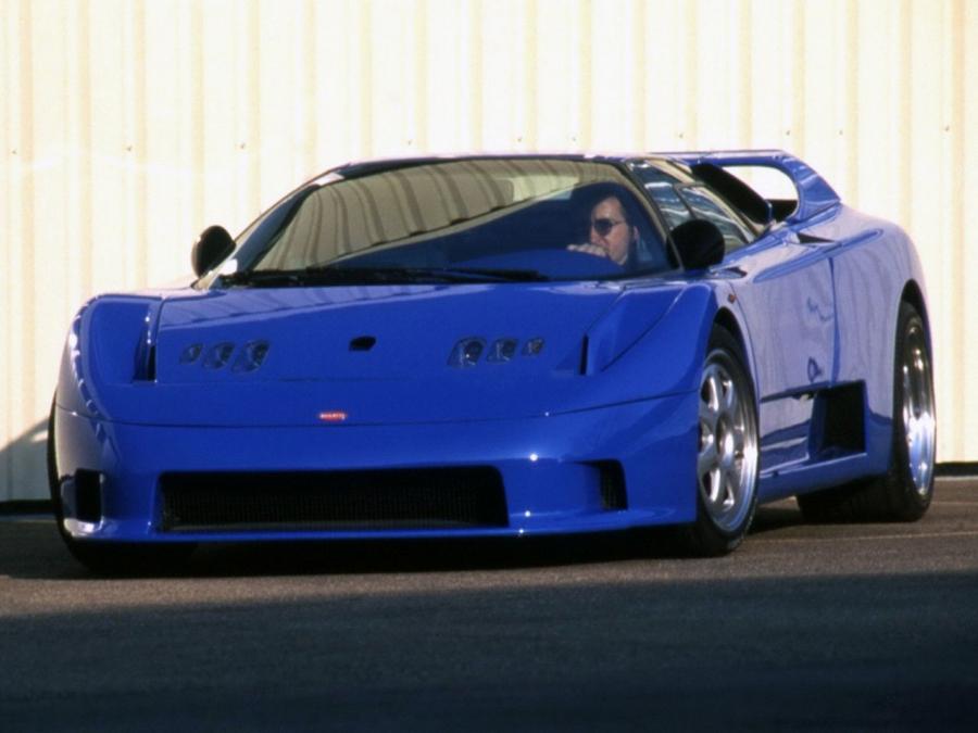  Bugatti EB110 Cyan by Rinspeed 1994 года  (фото 1 из 7)
